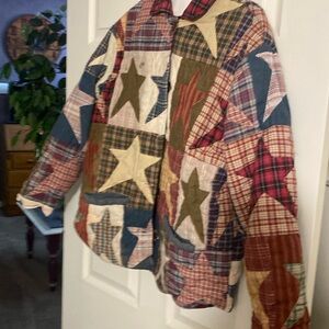 Quilted lined jacket.